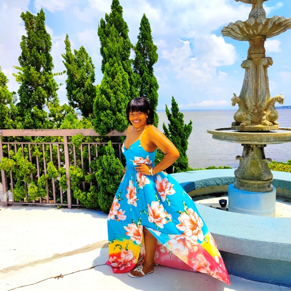 High slit Maxi Dress